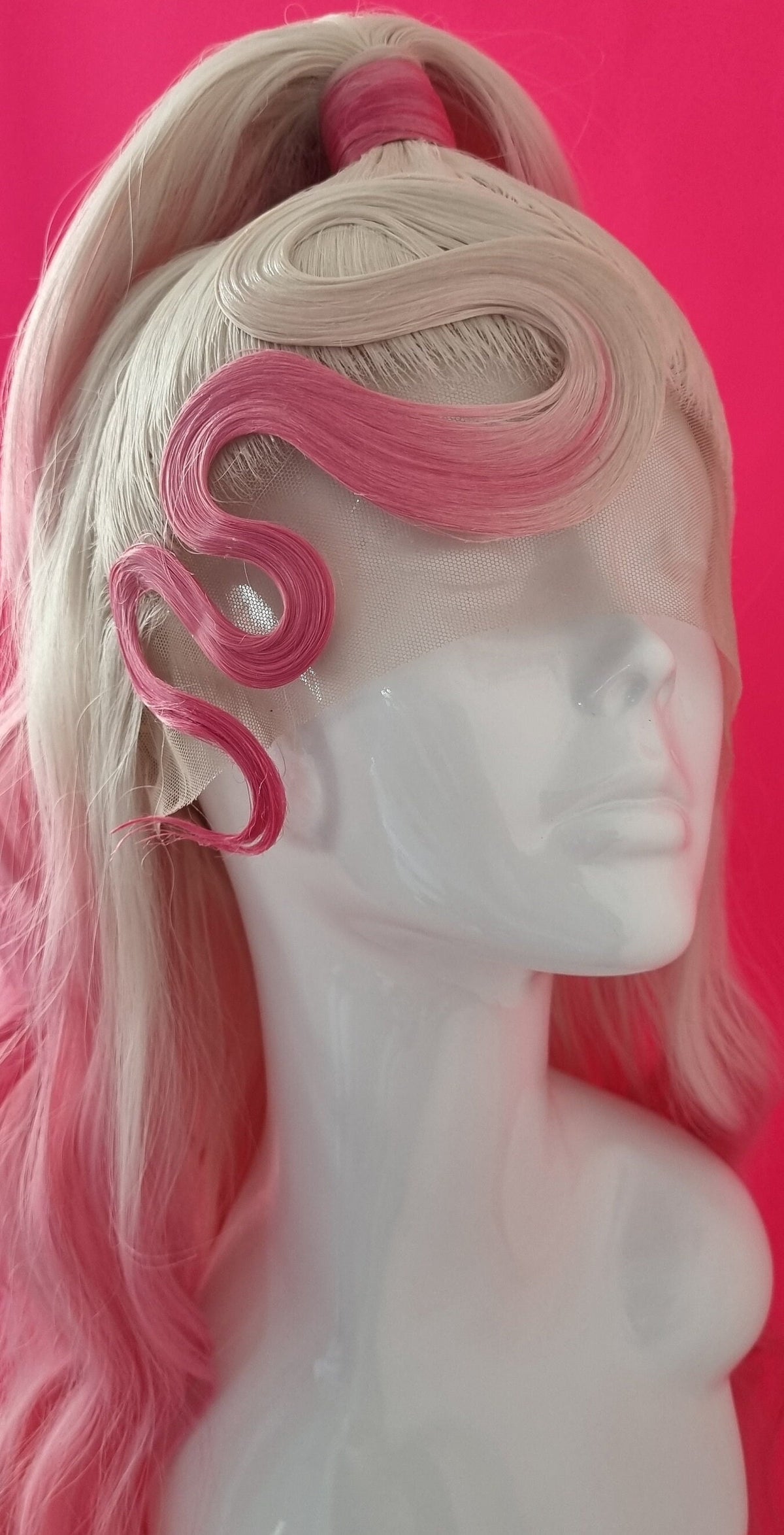 Miss Swirl - Pink and White