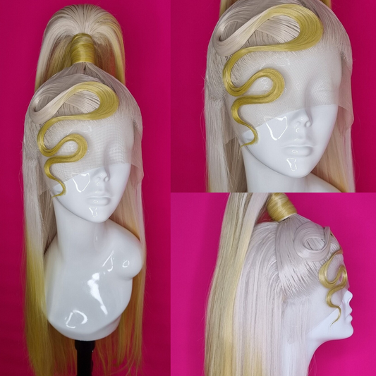 Miss Swirl - White and Yellow