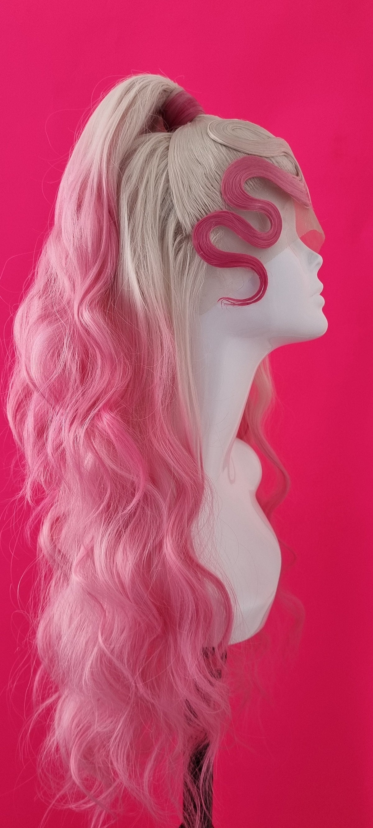 Miss Swirl - Pink and White